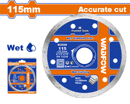 Disco Diamante Humedo 115MM - Wadfow