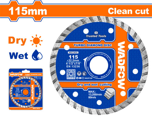 Disco Diamante Turbo 115MM - Wadfow