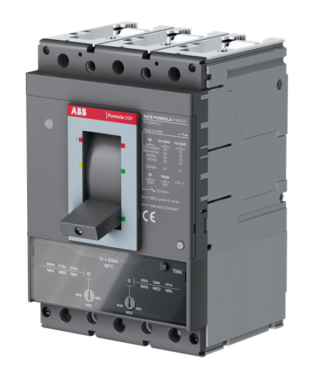 Disy Caja Mold 3P 630A 36KA Regulable - P3n Formula Dsp - Abb