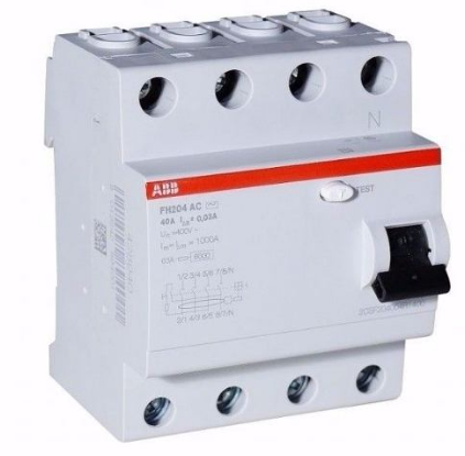 Disyuntor Diferencial 4X040A 300MA Fh204 - Abb