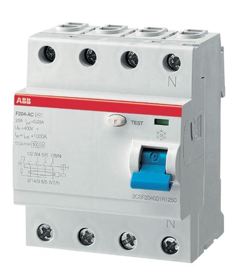 Disyuntor Diferencial 4X080A 30MA F204 - Abb