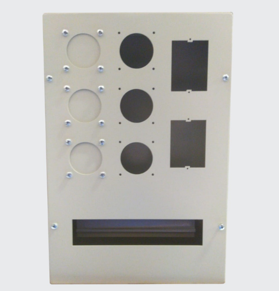 Tablero Metalico Para Tomas Industriales Gris - Cominsa Electric