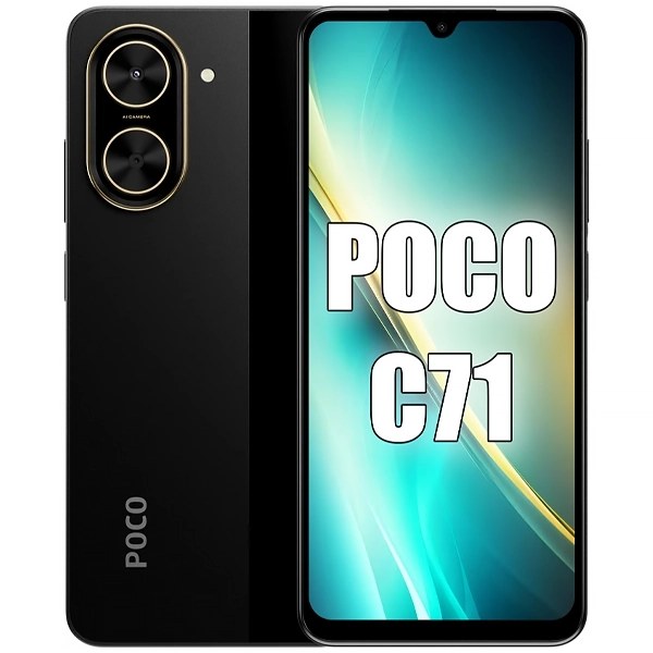 Celular Xiaomi POCO C71 Dual SIM de 64GB 4GB RAM de 6.88" 32MP 8MP - Dorado (Glo