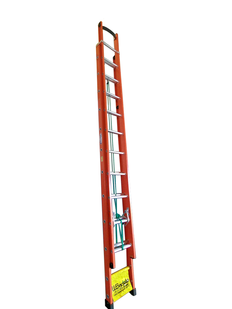 Escalera De Fibra De Vidrio - Profesional - Extensible - 19P - 3,60 X 6,00 M - Wbertolo