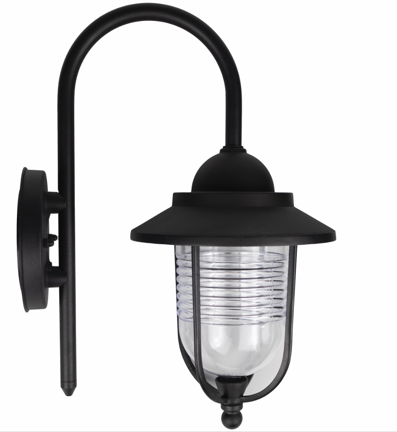 Farol Aplique De 1 Luz E27 Superior Negro Verona Argo