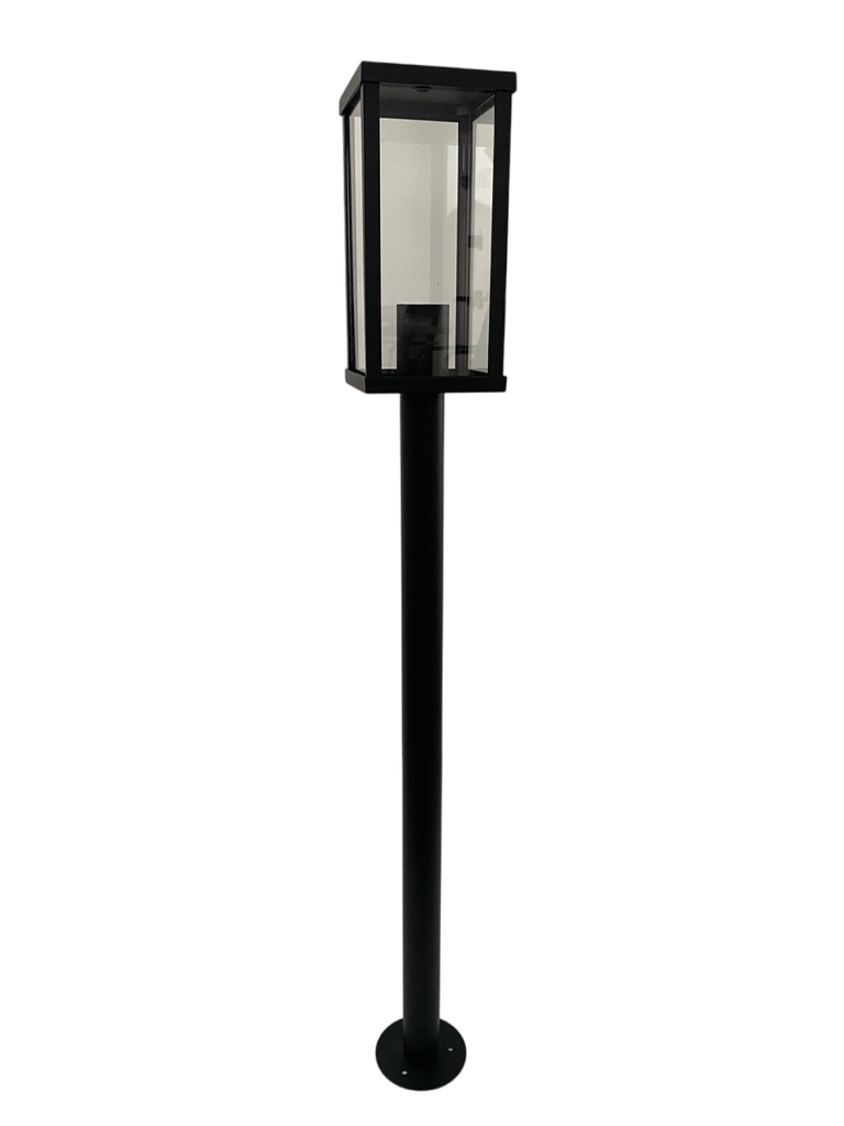 Farola De 1 Luz E27 H:650mm Negro Colonial Argo
