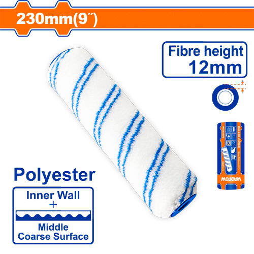 Funda Para Rodillo De Polyester P/ Pared Interior 230MM - Wadfow