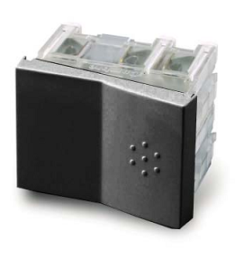 Interruptor Bipolar Gris 16A Tecla Doble - Linea Siglo 22 - Cambre