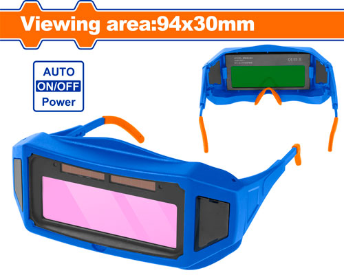 Gafas De Soldadura De Auto Oscurecimiento (visual 94X30MM) - Wadfow