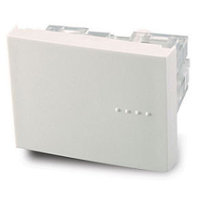 Interruptor Bipolar Blanco 16A Tecla Doble - Linea Bauhaus - Cambre