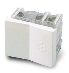 Interruptor Bipolar Blanco 16A Tecla Doble - Linea Siglo 22 - Cambre