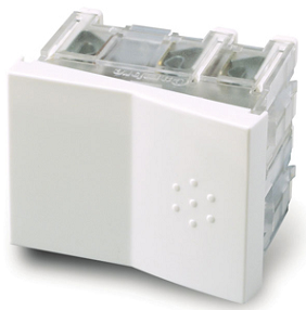 Interruptor Bipolar Blanco 4 Vias Tecla Doble - Linea Siglo 22 - Cambre