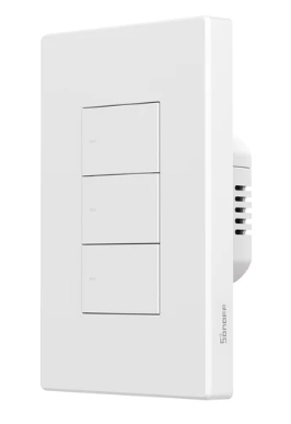 Interruptor Zigbee C/ Boton 3 Mod Zbm5 - 3C - 120W - Sonoff