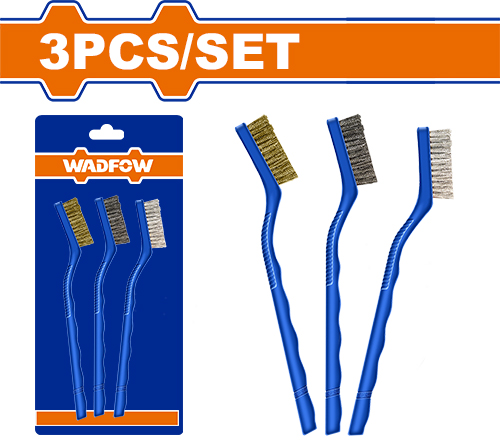 Juego De Cepillos Abrasivos 7PULG. (3 Pzs) - Wadfow