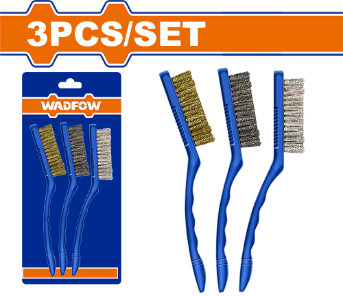 Juego De Cepillos Abrasivos 9PULG. (3 Pzs) - Wadfow