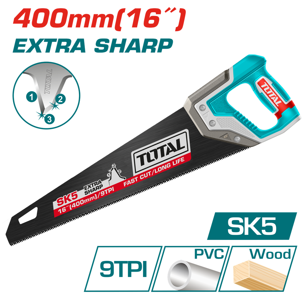 Serrucho Madera Y Pvc Extra Filo 40CM - Total