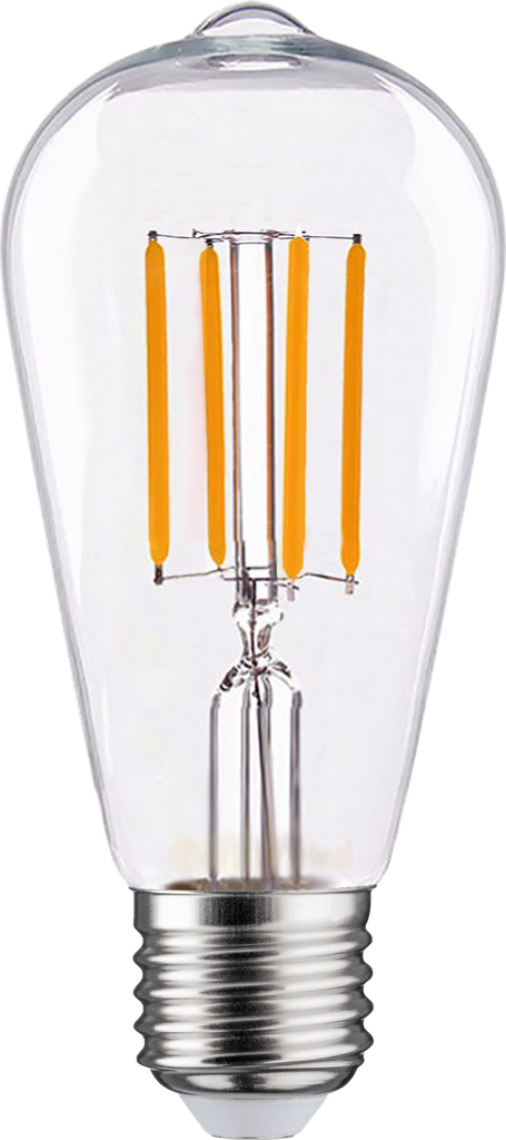 Lamp LED Classic E27 St64 6W 2500K 220 - 240V Gold - Argo