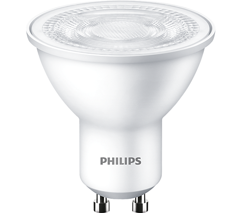 Lampara LED GU10 3.8W Luz Calida Ecohome Philips