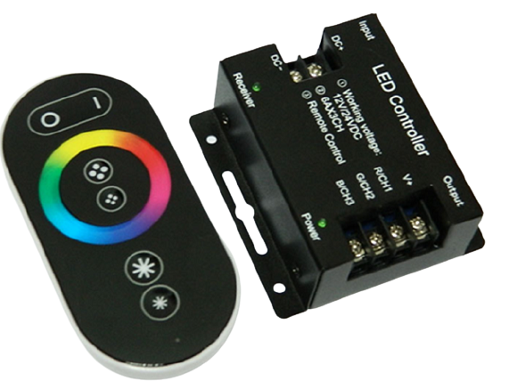 LED Controlador Tactil 216W Para RGB Argo