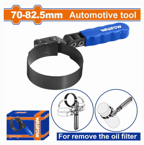 Llave De Banda Para Filtro De Aceite 70 - 82.5MM - Wadfow
