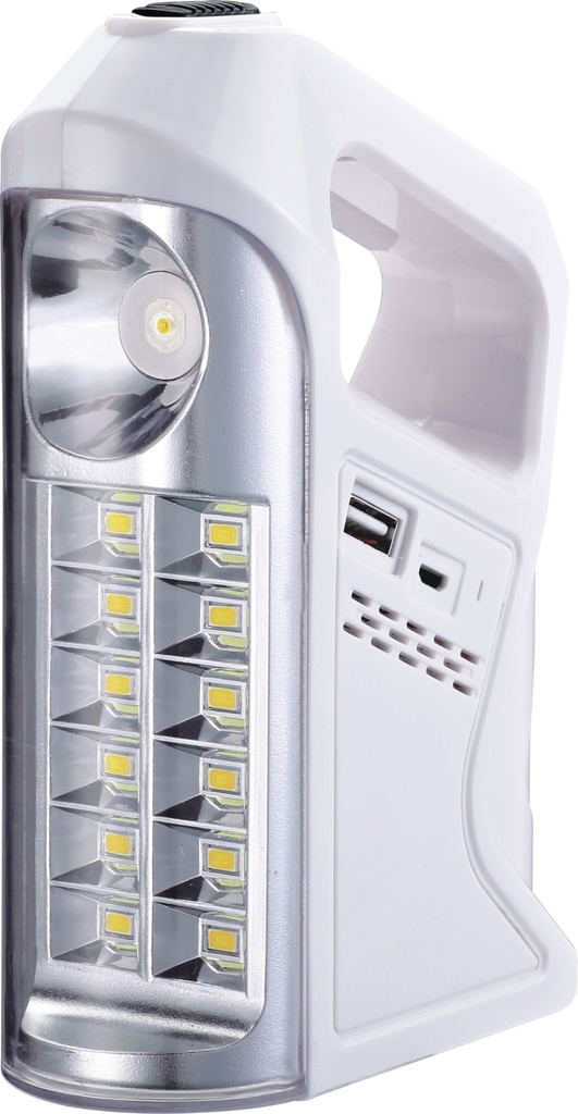 Luz De Emergencia 12 Leds Con Linterna Argo