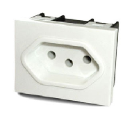 Mod. Toma Norma Brasilera Nbr 14136 10A. - Blanco - Cambre