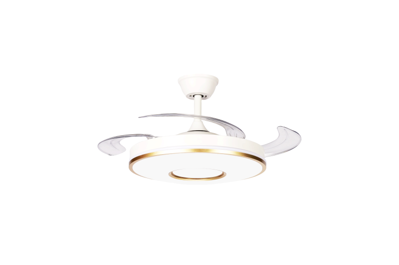 Pantalla Bronce/blanco Para Ventilador Retractil 42 Pulg - Argo