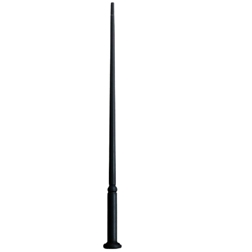 Pedestal Para Farola Ektor Con Puerta H:4500mm Negro Fumagalli
