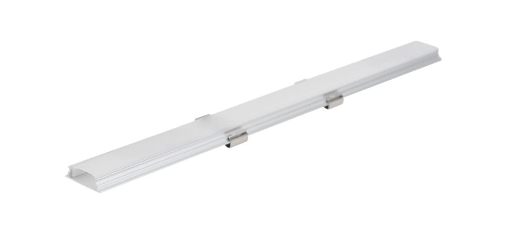 Perfil Alum P/ Cinta LED Ado Plano 17.8x5.7x2000mm - Argo