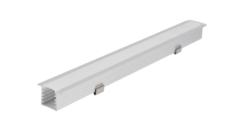 Perfil Alum P/ Cinta LED Emb 23x14.5x2000MM - Argo