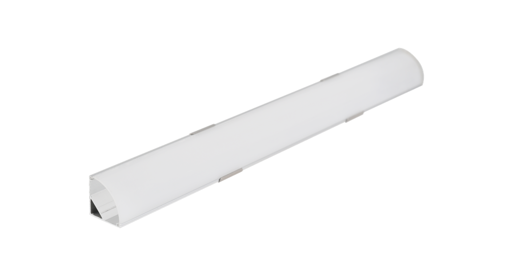 Perfil Alum P/ Cinta LED Ado Triang 15.8x15.8x2000mm - Argo