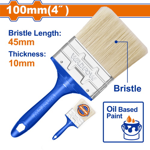 Pincel (brocha) De Pintura 100MM (cerda 45X10MM) - Wadfow