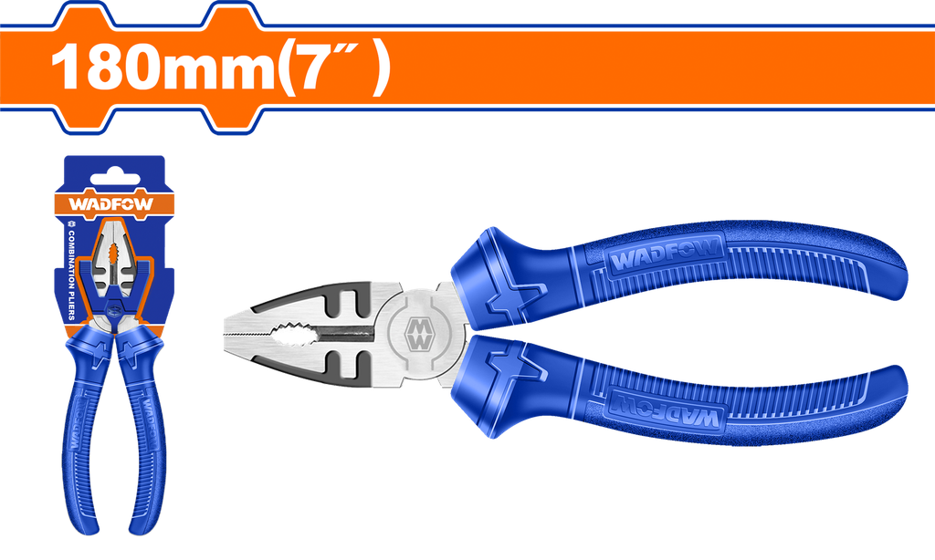 Pinza Combinada 180MM (mango Seguro) - Wadfow