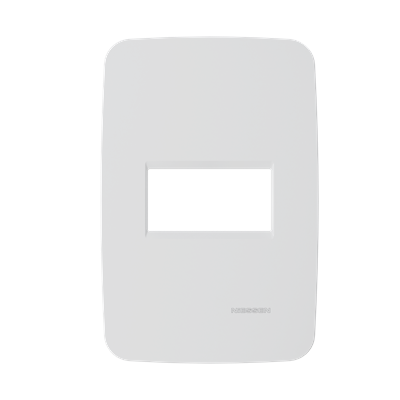 Placa 1 Modulo Abb Origen Blanco