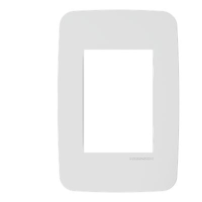 Placa 3 Modulos Abb Origen Blanco