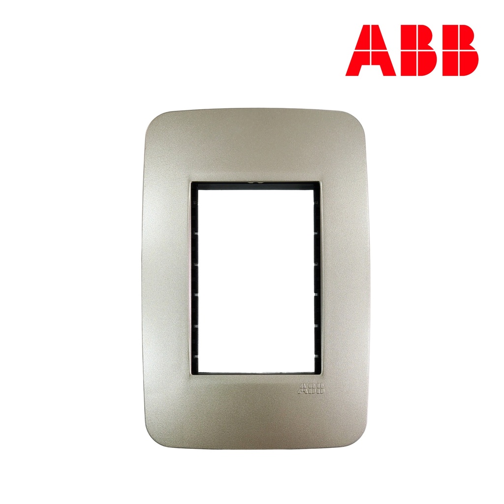 Placa 3 Modulos Abb Origen Champagne