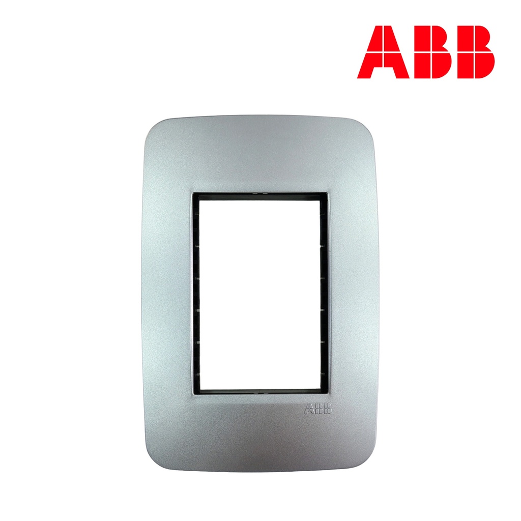 Placa 3 Modulos Abb Origen Plata
