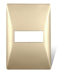Placa Champagne De 1 Modulo - Linea Siglo 22 - Cambre