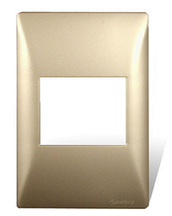 Placa Champagne De 2 Modulos - Linea Siglo 22 - Cambre