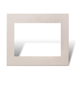 Placa Blanca De 8 Modulos - Linea Bauhaus - Cambre