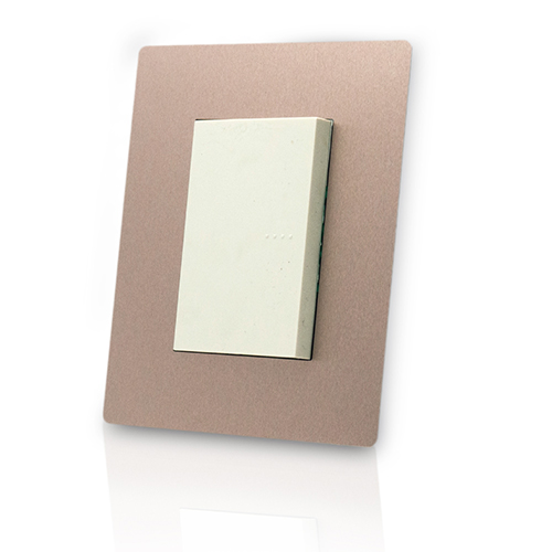 Placa Cobre Mate De 4 Modulos - Linea Arte - Cambre