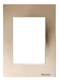 Placa Oro De 4 Modulos - Linea Bauhaus - Cambre