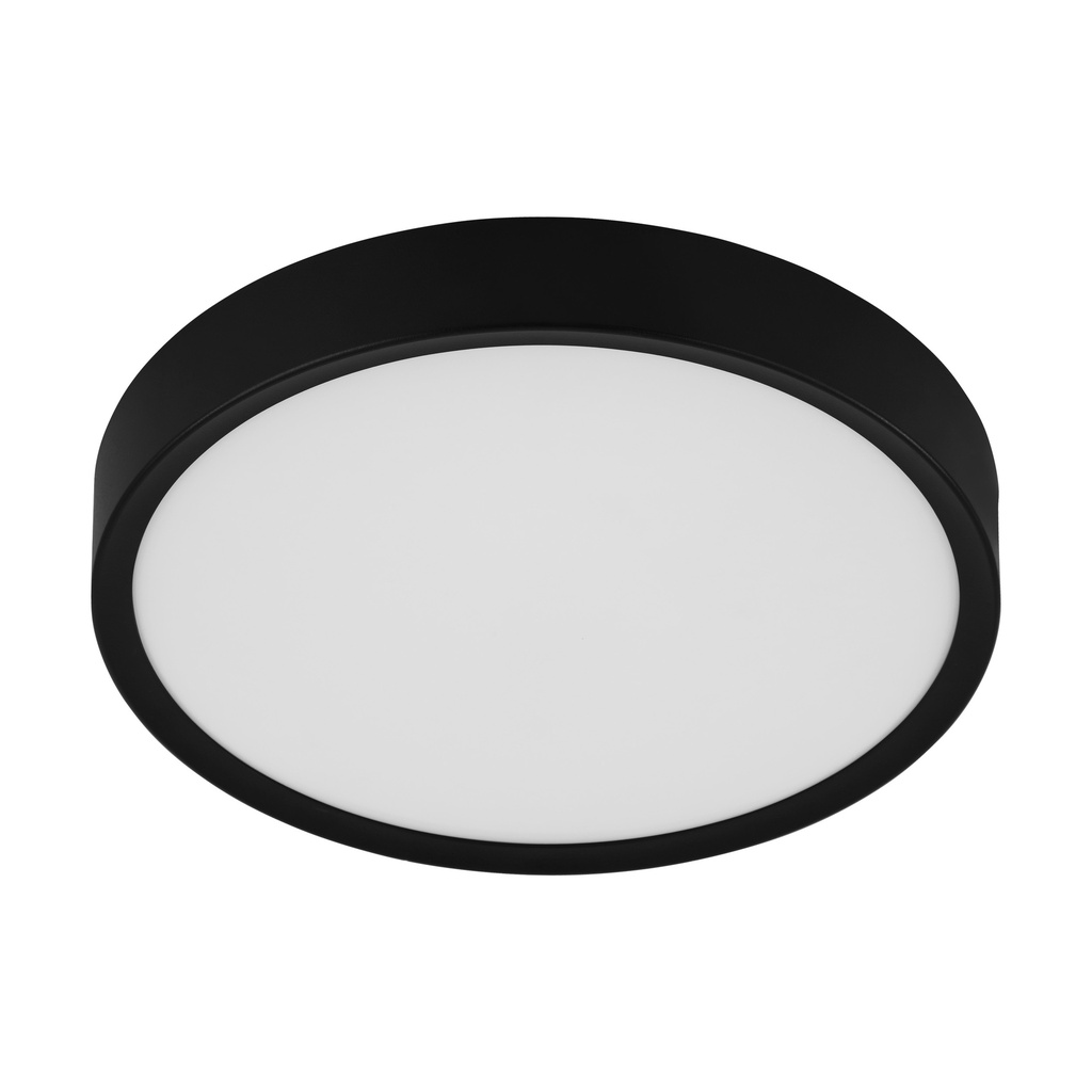 Plafon Musurita De 1 Luz C/ Lamp LED 16.8W Calida Negro/blanco Eglo
