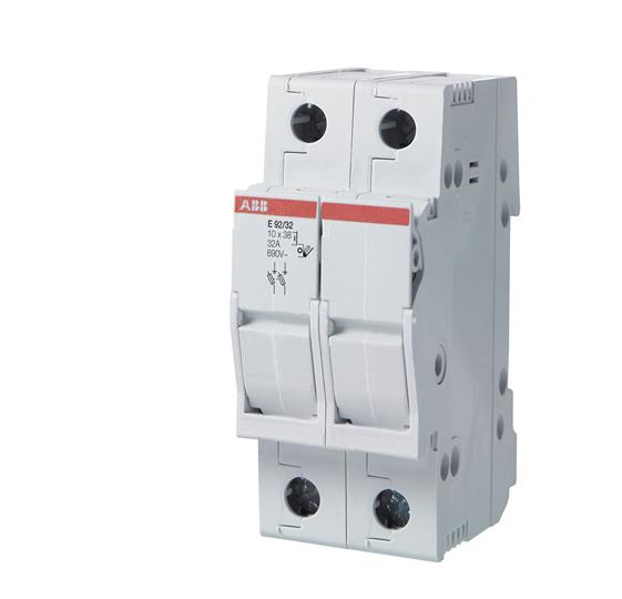 Portafusible 2x50A E 92/50