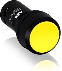 Pulsador Compacto 1NA Amarillo - Abb