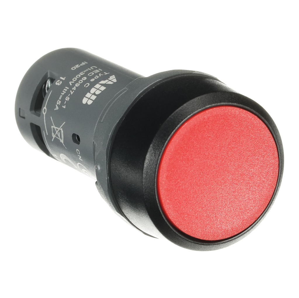 Pulsador Compacto 1NC Rojo - Abb