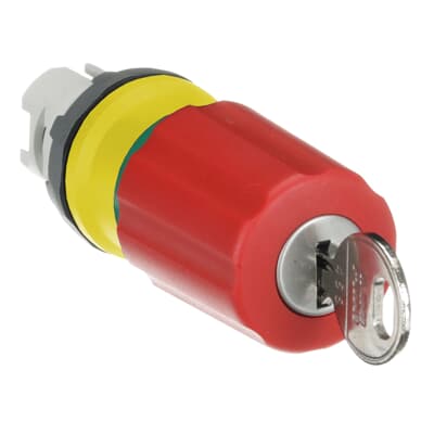 Pulsador De Emergencia Modular Con Llave - Mpek3 - 11R - Abb
