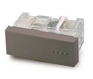 Pulsador Gris Tecla Simple - Linea Bauhaus - Cambre
