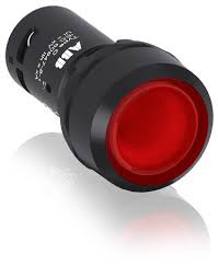 Pulsador Luminoso Compacto 1NC Rojo 24V - Abb