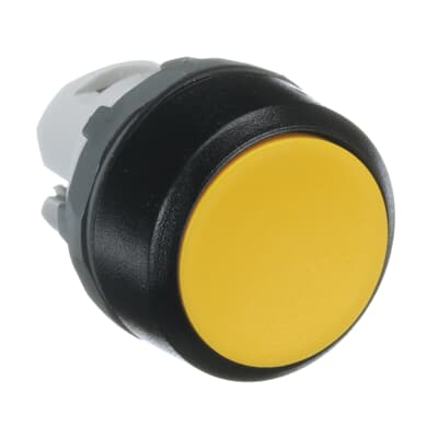 Pulsador Plastico Amarillo - Abb
